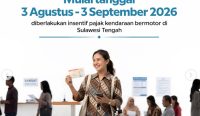 pemutihan pajak kendaraan Sulteng 2026