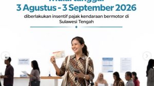 pemutihan pajak kendaraan Sulteng 2026