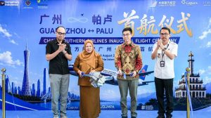 Penerbangan Perdana Palu-Guangzhou