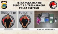 Ditresnarkoba Polda Sulteng