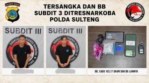 Ditresnarkoba Polda Sulteng